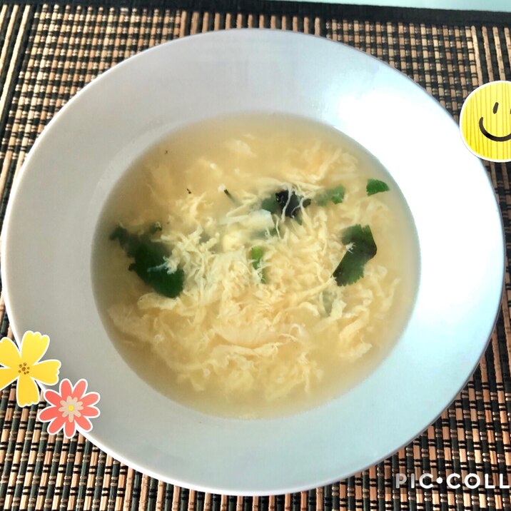 簡単！中華風ふわふわ卵スープ